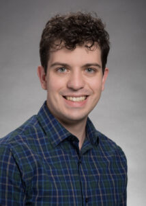 Professional Photograph of Evan Gates during Medical Physics Residency