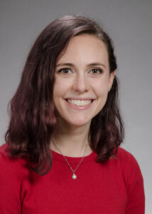 Professional Photograph of Mallory Glenn during Medical Physics Residency