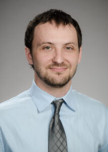 Professional Photograph of Ryan Price during Medical Physics Residency