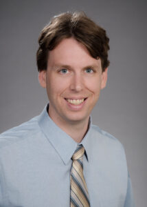 Professional Photograph of Johnathon VanSchelt during Medical Physics Residency