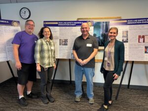 EHS Awards Group with the poster.