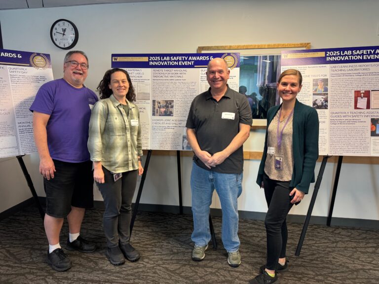 EHS Awards Group with the poster.