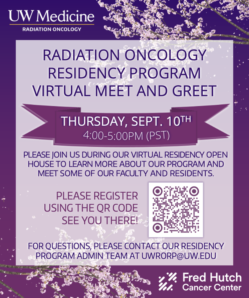 Radiation Oncology Residency Program – Virtual Meet & Greet