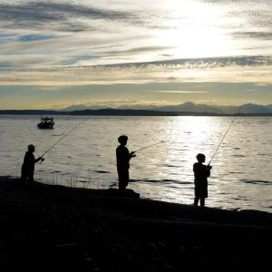 Fishing on the sound photo from UW photos